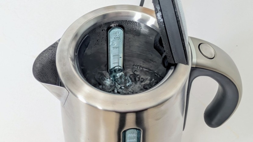 electric kettle - as the breville iq boils water condenses on the plastic parts of the...