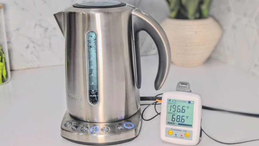 breville iq - in this instance the breville was 3.4 degrees below the set...