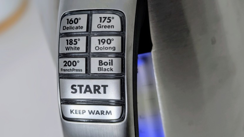 electric kettle - the temperature controls for the cuisinart perfectemp are on the...