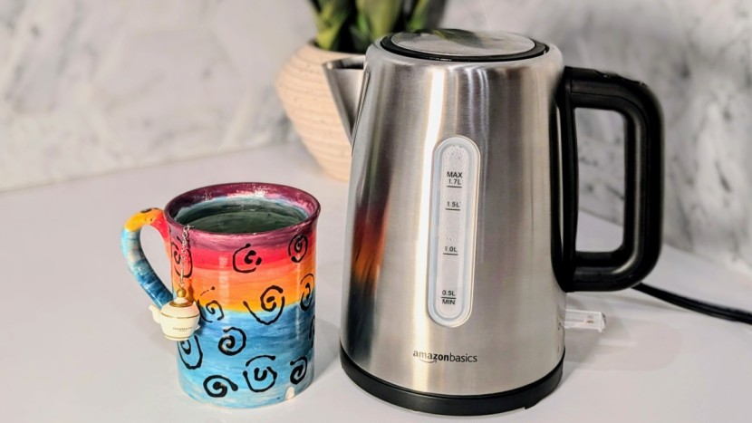 electric kettle - although it doesn&#039;t have temperature controls, the amazon basics...