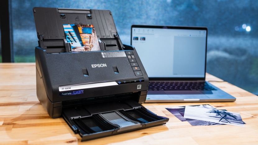 epson fastfoto ff-680w - precise image clarity, a document autofeeder, and a paper capture...