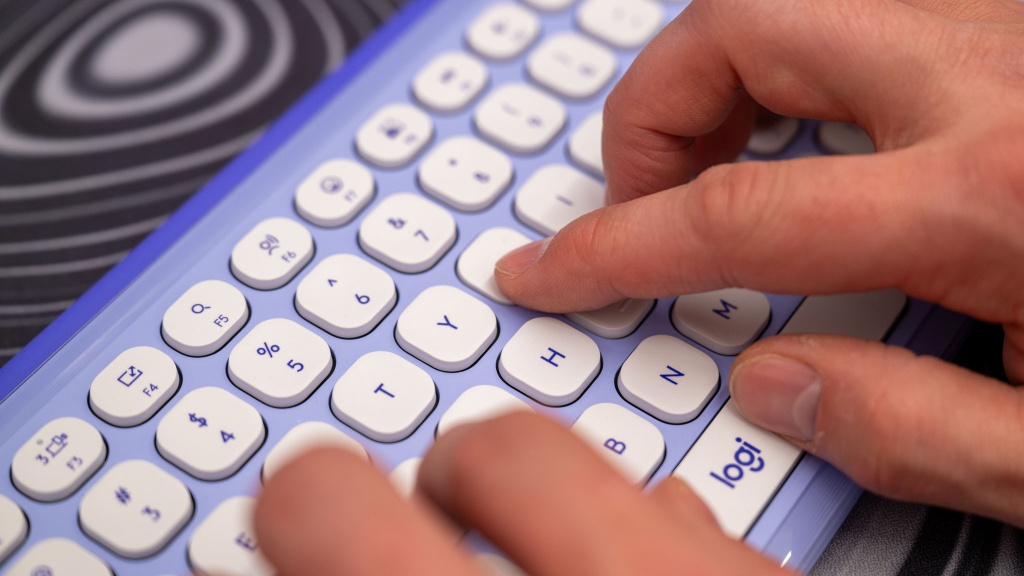 logitech pop icon keys - we loved the look of the pop icon keys, but the bold &quot;logi&quot; logo on...