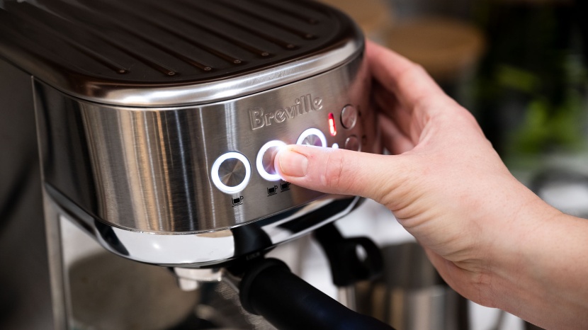 coffee maker - you still have to tamp your grounds, but the bambino plus can do...