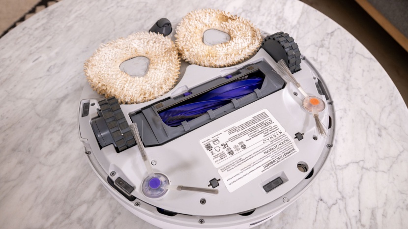 robot vacuum - the freo x ultra does a great job cleaning the floors, even...