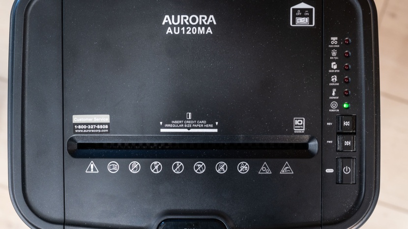 aurora au120ma 120-sheet - the au120ma&#039;s user interface is simple and easy to use.