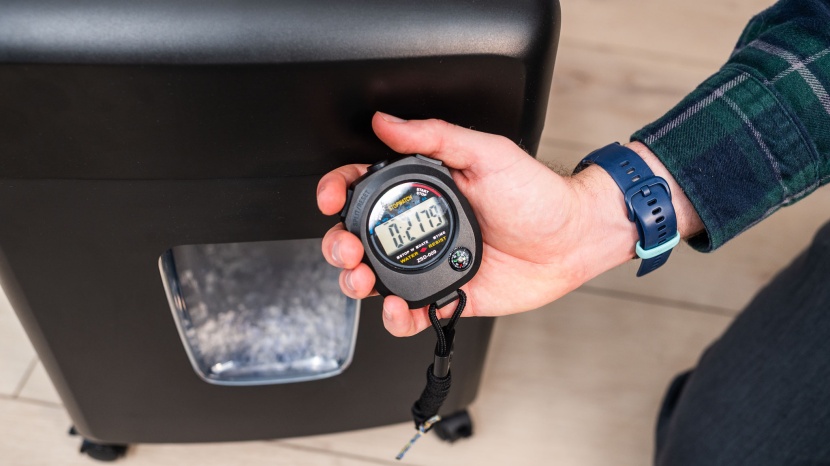 amazon basics 8 sheet micro cut - this model was a bit slow compared to the quickest models, but at...