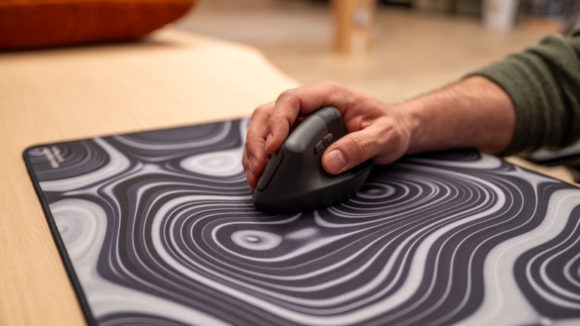 wireless mouse - the logitech lift was one of our team&#039;s favorites for larger hands.