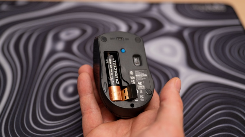 wireless mouse - the hp x3000 g3 requires new batteries roughly once a year.
