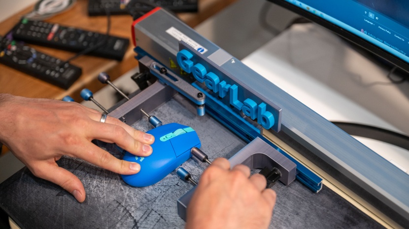 wireless mouse - our in-house team hooked up each wireless mouse to a series of...