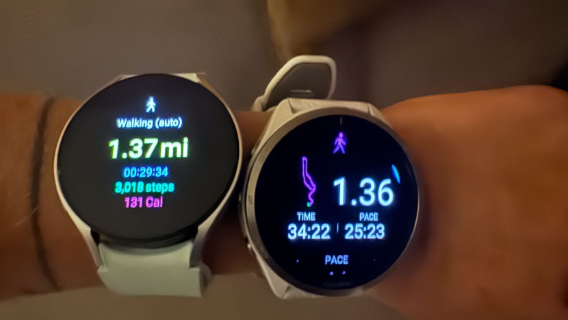 fitness tracker - one of our tests involved walking routes with a known distance.