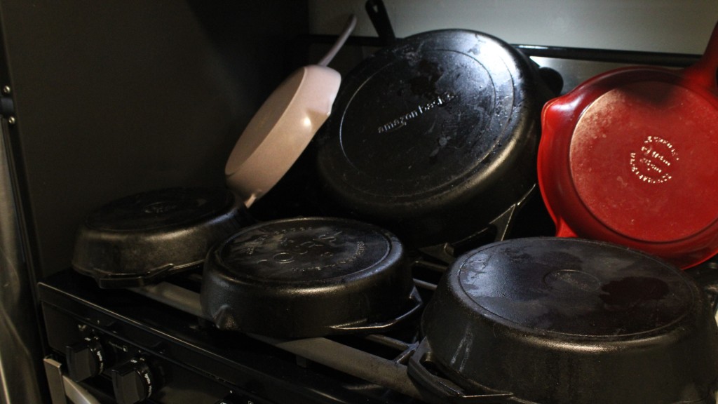 cast iron skillet - the variety of cast iron tested in this review can hardly fit on our...