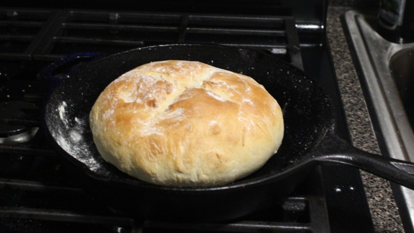 cast iron skillet - cast iron cookware is great for baking bread, with excellent heat...