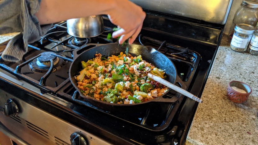 cast iron skillet - the large size and gentle slope of this pan make it great for...