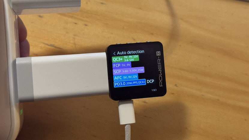 we use a power-z usb-c fast charging tester to identify which fast...