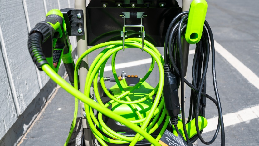 pressure washer - with thoughtfully designed cord and hose organization, the...