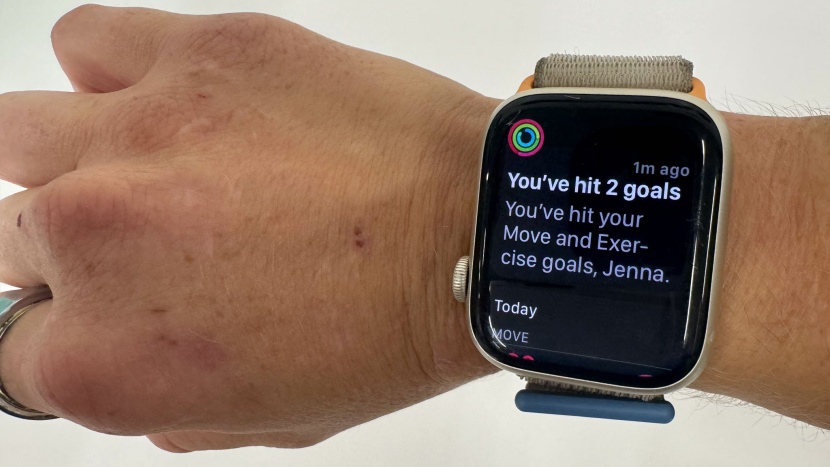 apple watch 9 - most of the fitness trackers we tested include motivational feedback...