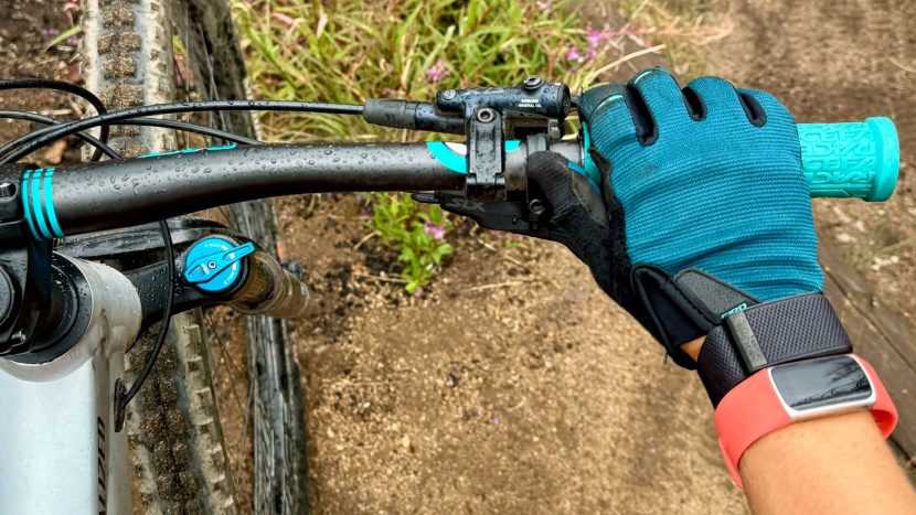 whoop 5.0 - when we took the whoop for a ride (here side-by-side with the fitbit...