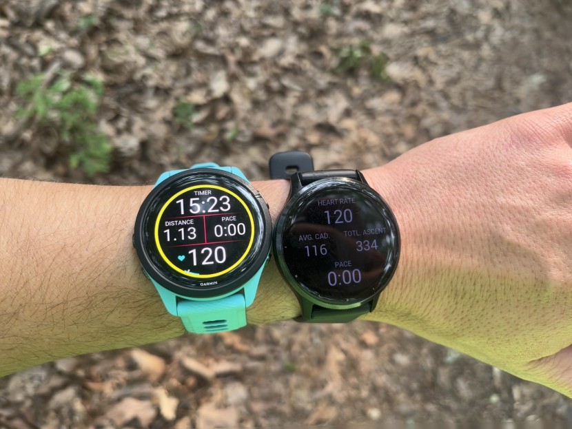 garmin venu 3 - the forerunner 265 (left) and venu 3 (right) are two front runners...