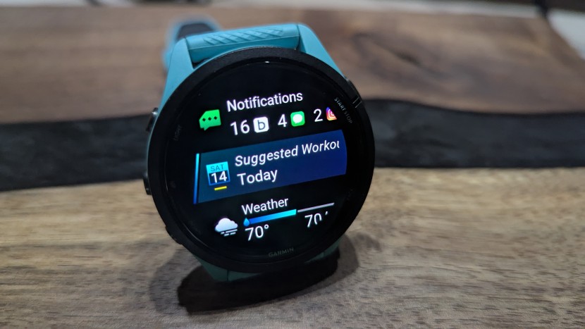 garmin forerunner 265 - push notifications, calendar integrations, and weather apps are some...