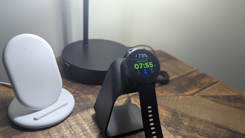 garmin venu 3 - though the batter lasts awhile, we still found ourselves plugging in...