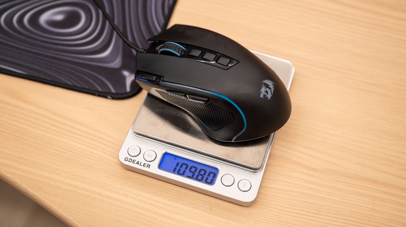 redragon m612 predator rgb - this is a very heavy mouse, and most of that junk is in the trunk.