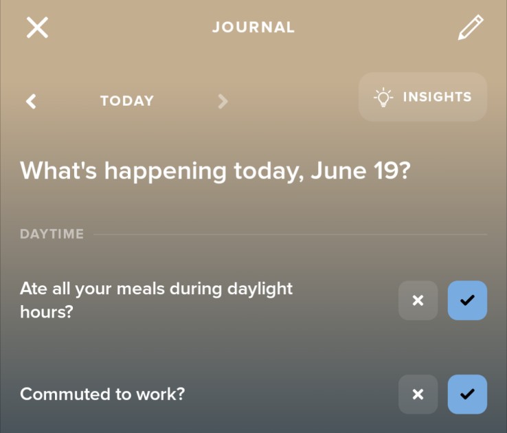 you can custom create your journal entry from a huge list of daily...
