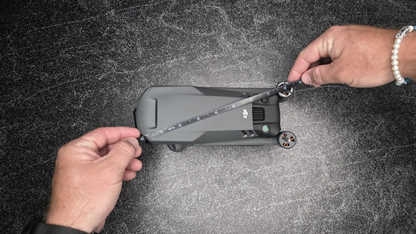 folding down from over 16 inches to just 8.5 inches, the dji mavic 3...