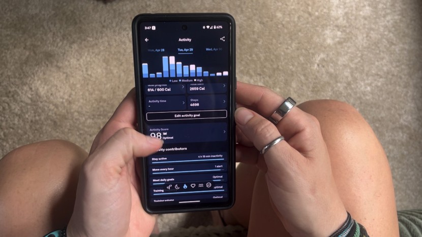 fitness tracker - most trackers come with an associated app to help you better read...
