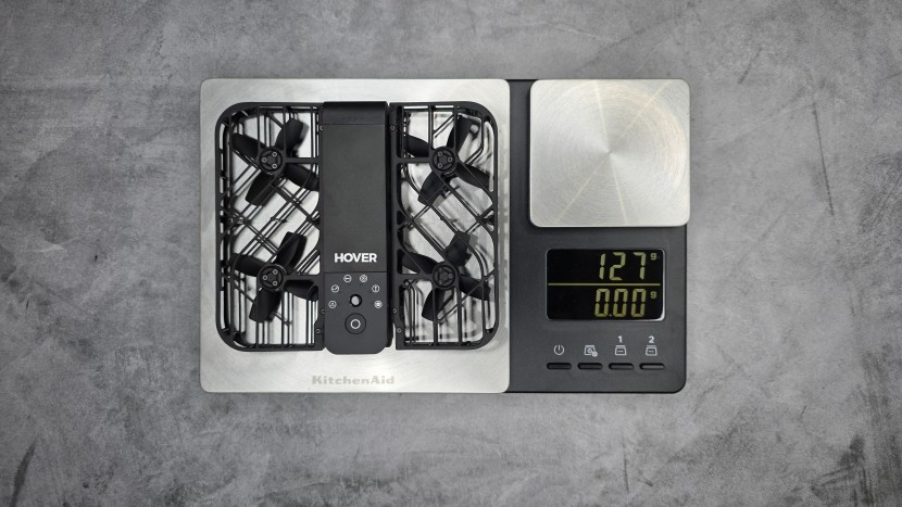 hoverair x1 - weighing in at only 127 grams, the hoverair x1 feels right at home...