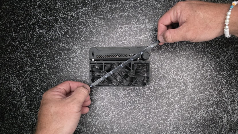 although the hoverair x1's size isn't reduced significantly when...