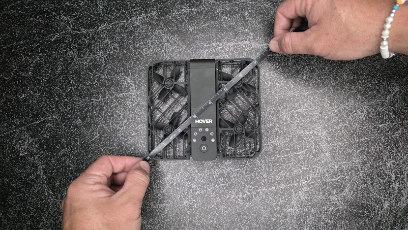 although the hoverair x1's size isn't reduced significantly when...