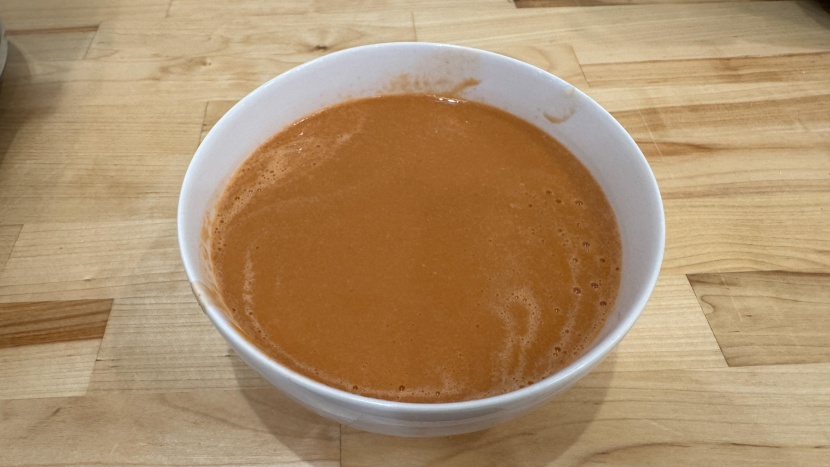 breville 3x bluicer pro - the texture and flavor of the tomato soup was divine. it just wasn't...