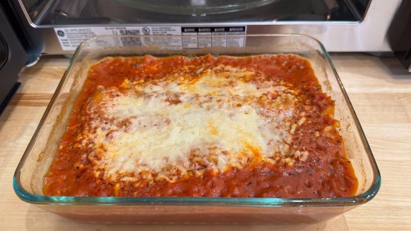 ge gcst10a1wss - the ge cooked up a tasty lasagna.