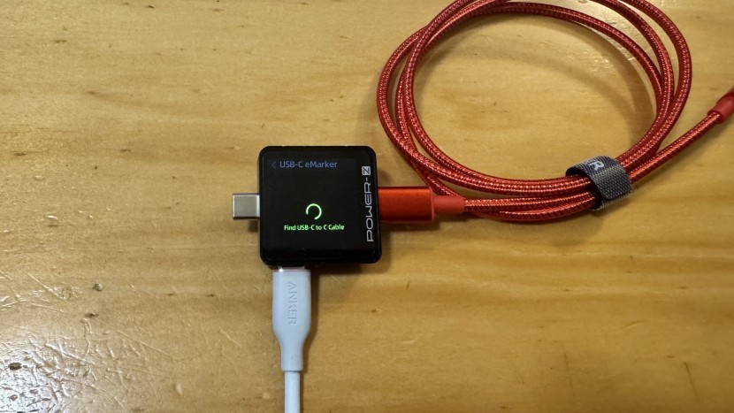 not all usb-c cables have embedded e-marker chips to help them...