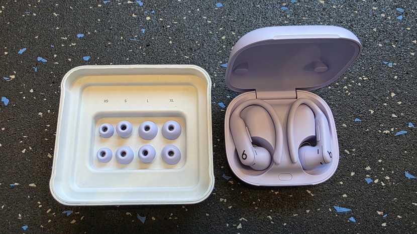 workout headphones - a big part of cancelling out high-pitched noises, like the clanks of...