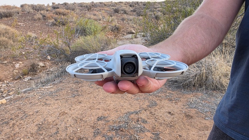 dji neo - the prop guards on the dji neo have great coverage to allow you to...