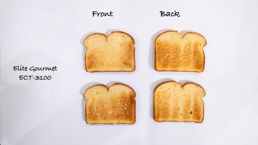 elite gourmet ect-3100 - toasting quality was good, but we noticed inconsistency in...