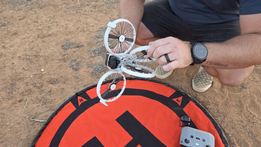 dji flip - the dji flip folds down to just seven inches diagonally, making it...