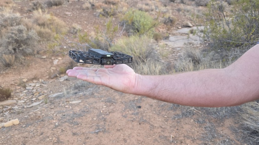 hoverair x1 - the hoverair x1 features downward-facing sensors to identify when...