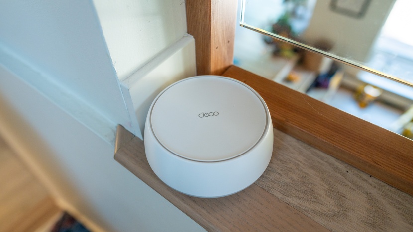 tp-link deco be23 be3600 - we had to get creative with where we placed the node to make sure we...