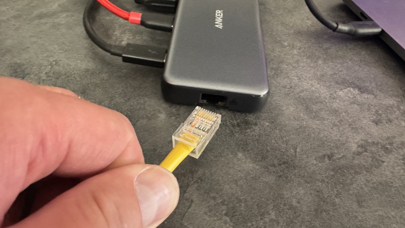 usb hub - usb hubs with ethernet ports tend to cost more, but if you need this...