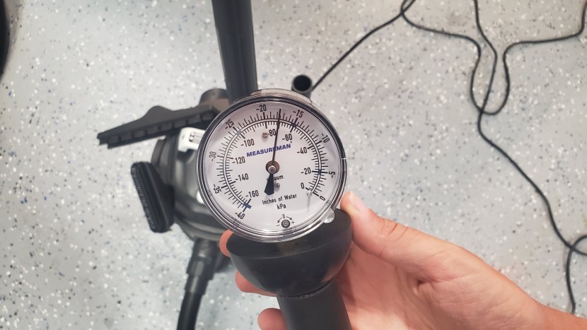 shop vac - we attach the water lift gauge to every hose to get each shop vac&#039;s...