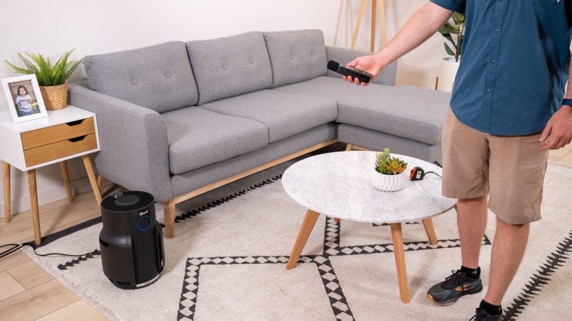 shark neverchange - we measured the decibel level on low, medium, and high for each...