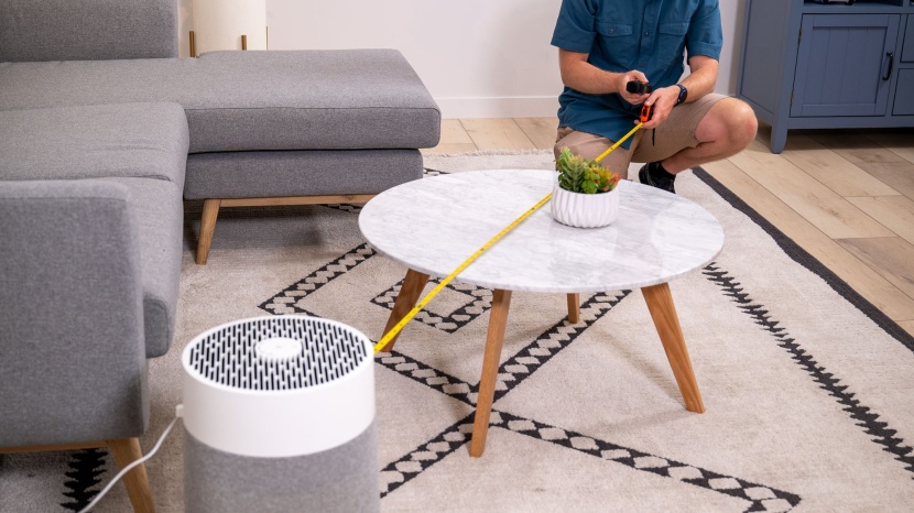 blueair blue pure 311i max - staying a strict six feet away from each unit, we used a decibel...