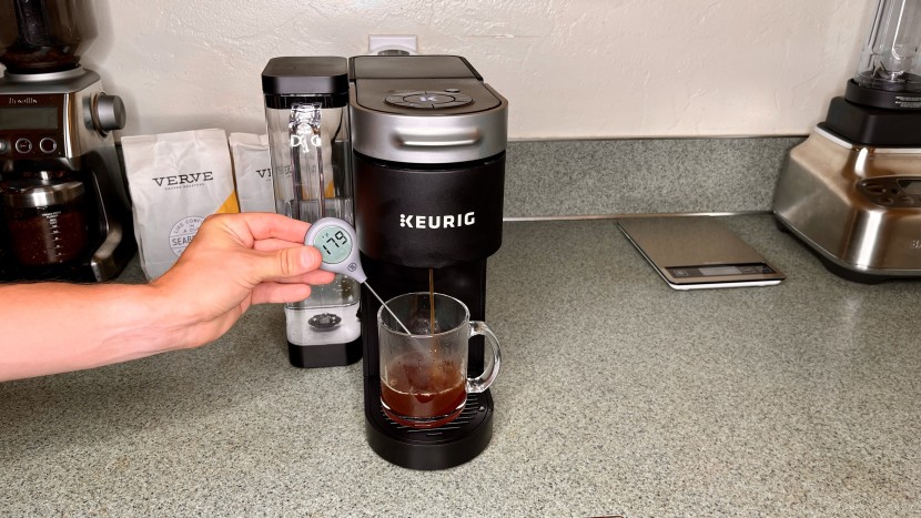 the k-supreme's brew temperatures were very consistent.