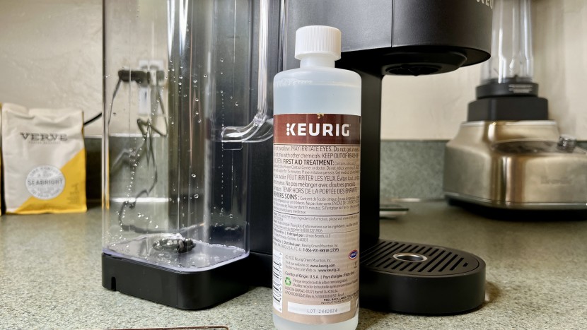 keurig coffee maker - we cleaned each machine with the keurig brewer care kit and...