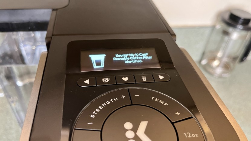 keurig coffee maker - the k-supreme plus smart has clear, easy to read and use buttons...