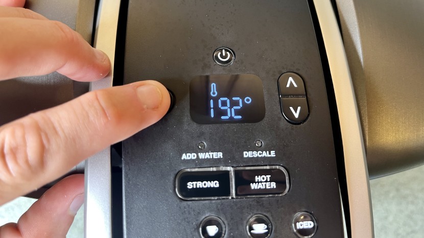 the lcd screen on the k-elite is easy to read, and being able to...