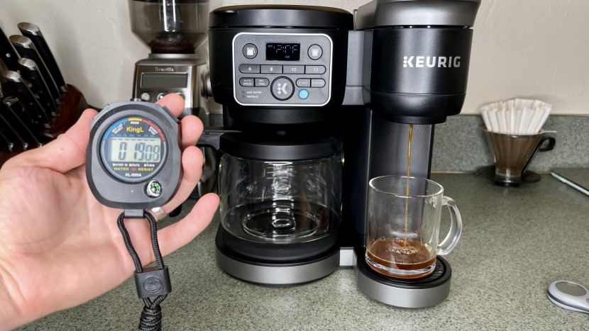 the keurig k-duo hot &amp; iced gen 2 wasn't the quickest machine we...