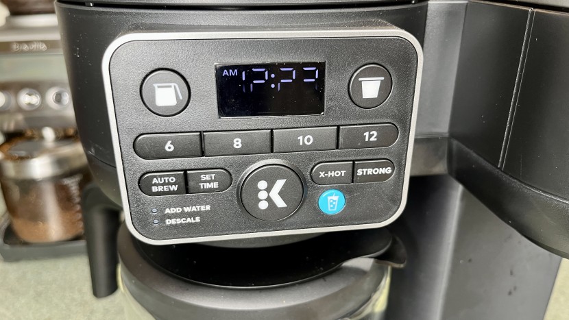 the front-facing controls of the k-duo are highly intuitive and even...